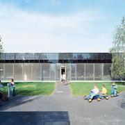 ArchitektInnen / KünstlerInnen: Georg W. Reinberg, Anna Detzlhofer<br>Projekt: Kindergarten Schukowitzgasse<br>Aufnahmedatum: 08/06<br>Format: 6x9cm C-Dia<br>Lieferformat: Dia-Duplikat, Scan 300 dpi<br>Bestell-Nummer: 060825-13<br>