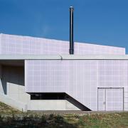 ArchitektInnen / KünstlerInnen: Pichler & Traupmann Architekten ZT GmbH<br>Projekt: Heizkraftwerk<br>Aufnahmedatum: 10/06<br>Format: 6x9cm C-Dia<br>Lieferformat: Dia-Duplikat, Scan 300 dpi<br>Bestell-Nummer: 061012-08<br>
