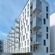 ArchitektInnen / KünstlerInnen: Martin Kohlbauer<br>Projekt: WHA Thürnlhofstraße<br>Aufnahmedatum: 06/07<br>Format: 6x9cm C-Dia<br>Lieferformat: Dia-Duplikat, Scan 300 dpi<br>Bestell-Nummer: 070619-05<br>
