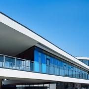 ArchitektInnen / KünstlerInnen: Pichler & Traupmann Architekten ZT GmbH<br>Projekt: Neue Mitte Hagenberg<br>Aufnahmedatum: 08/07<br>Format: 6x9cm C-Dia<br>Lieferformat: Dia-Duplikat, Scan 300 dpi<br>Bestell-Nummer: 070802-10<br>