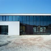 ArchitektInnen / KünstlerInnen: Pichler & Traupmann Architekten ZT GmbH<br>Projekt: Neue Mitte Hagenberg<br>Aufnahmedatum: 08/07<br>Format: 6x9cm C-Dia<br>Lieferformat: Dia-Duplikat, Scan 300 dpi<br>Bestell-Nummer: 070802-24<br>