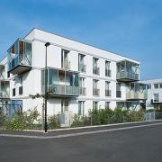 ArchitektInnen / KünstlerInnen: Johannes Zieser<br>Projekt: WHA Blindenmarkt<br>Aufnahmedatum: 10/07<br>Format: 6x9cm C-Dia<br>Lieferformat: Dia-Duplikat, Scan 300 dpi<br>Bestell-Nummer: 071008-06<br>
