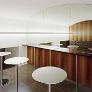 ArchitektInnen / KünstlerInnen: Erwin Steiner<br>Projekt: OeKB Betriebsrestaurant<br>Aufnahmedatum: 01/08<br>Format: 6x9cm C-Neg<br>Lieferformat: C-Print, Scan 300 dpi<br>Bestell-Nummer: 080119-21<br>