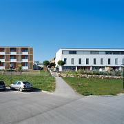 ArchitektInnen / KünstlerInnen: Johannes Zieser<br>Projekt: Wohnhausanlage Öhling<br>Aufnahmedatum: 10/07<br>Format: 6x9cm C-Dia<br>Lieferformat: Dia-Duplikat, Scan 300 dpi<br>Bestell-Nummer: 071015-06<br>