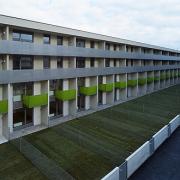 ArchitektInnen / KünstlerInnen: Patricia Zacek, kub a Karl und Bremhorst Architekten, WGA ZT GmbH, Anna Detzlhofer<br>Projekt: Wohnpark Erzherzog Carl<br>Aufnahmedatum: 01/08<br>Format: 6x9cm C-Dia<br>Lieferformat: Dia-Duplikat, Scan 300 dpi<br>Bestell-Nummer: 080121-27<br>