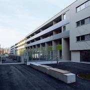 ArchitektInnen / KünstlerInnen: Patricia Zacek, kub a Karl und Bremhorst Architekten, WGA ZT GmbH, Anna Detzlhofer<br>Projekt: Wohnpark Erzherzog Carl<br>Aufnahmedatum: 01/08<br>Format: 6x9cm C-Dia<br>Lieferformat: Dia-Duplikat, Scan 300 dpi<br>Bestell-Nummer: 080121-24<br>