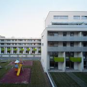 ArchitektInnen / KünstlerInnen: Patricia Zacek, kub a Karl und Bremhorst Architekten, WGA ZT GmbH, Anna Detzlhofer<br>Projekt: Wohnpark Erzherzog Carl<br>Aufnahmedatum: 01/08<br>Format: 6x9cm C-Dia<br>Lieferformat: Dia-Duplikat, Scan 300 dpi<br>Bestell-Nummer: 080121-25<br>