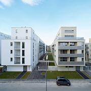 ArchitektInnen / KünstlerInnen: Patricia Zacek, kub a Karl und Bremhorst Architekten, WGA ZT GmbH, Anna Detzlhofer<br>Projekt: Wohnpark Erzherzog Carl<br>Aufnahmedatum: 01/08<br>Format: 6x9cm C-Dia<br>Lieferformat: Dia-Duplikat, Scan 300 dpi<br>Bestell-Nummer: 080121-02<br>