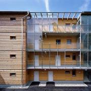 ArchitektInnen / KünstlerInnen: Johannes Kastner-Lanjus<br>Projekt: Waldsiedlung<br>Aufnahmedatum: 07/05<br>Format: 6x9cm C-Dia<br>Lieferformat: Dia-Duplikat, Scan 300 dpi<br>Bestell-Nummer: 050726-14<br>