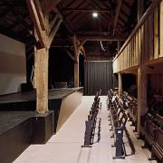 ArchitektInnen / KünstlerInnen: t-hoch-n Ziviltechniker GmbH<br>Projekt: tww - Theater Westliches Weinviertel<br>Aufnahmedatum: 04/08<br>Format: 6x9cm C-Neg<br>Lieferformat: C-Print, Scan 300 dpi<br>Bestell-Nummer: 080417-19<br>