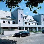 ArchitektInnen / KünstlerInnen: Georg W. Reinberg<br>Projekt: WHA Schellenseegasse<br>Aufnahmedatum: 06/08<br>Format: 6x9cm C-Dia<br>Lieferformat: Dia-Duplikat, Scan 300 dpi<br>Bestell-Nummer: 080603-17<br>