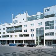 ArchitektInnen / KünstlerInnen: Otto Häuselmayer<br>Projekt: WHA Katharinengasse<br>Aufnahmedatum: 06/08<br>Format: 6x9cm C-Dia<br>Lieferformat: Dia-Duplikat, Scan 300 dpi<br>Bestell-Nummer: 080601-02<br>