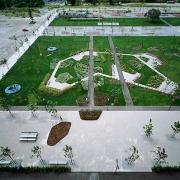 ArchitektInnen / KünstlerInnen: Hager Partner AG<br>Projekt: Rudolf Bednar Park<br>Aufnahmedatum: 08/08<br>Format: 6x9cm C-Dia<br>Lieferformat: Dia-Duplikat, Scan 300 dpi<br>Bestell-Nummer: 080808-02<br>