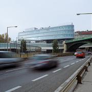 ArchitektInnen / KünstlerInnen: Architekten Tillner & Willinger, RAHM Architekten ZT-KG, Hans Schartner & Partner<br>Projekt: Skyline Spittelau<br>Aufnahmedatum: 09/08<br>Format: 6x9cm C-Dia<br>Lieferformat: Scan 300 dpi<br>Bestell-Nummer: 080929-07<br>
