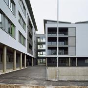 ArchitektInnen / KünstlerInnen: kub a Karl und Bremhorst Architekten<br>Projekt: Pflegeheim<br>Aufnahmedatum: 01/09<br>Format: 6x9cm C-Dia<br>Lieferformat: Dia-Duplikat, Scan 300 dpi<br>Bestell-Nummer: 090113-06<br>