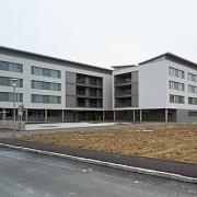 ArchitektInnen / KünstlerInnen: kub a Karl und Bremhorst Architekten<br>Projekt: Pflegeheim<br>Aufnahmedatum: 01/09<br>Format: 6x9cm C-Dia<br>Lieferformat: Dia-Duplikat, Scan 300 dpi<br>Bestell-Nummer: 090113-04<br>