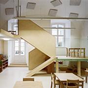 ArchitektInnen / KünstlerInnen: aap.architekten<br>Projekt: Kindergarten Schönbrunn<br>Aufnahmedatum: 02/09<br>Format: 6x9cm C-Dia<br>Lieferformat: Dia-Duplikat, Scan 300 dpi<br>Bestell-Nummer: 090226-09<br>