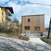 ArchitektInnen / KünstlerInnen: Georg W. Reinberg<br>Projekt: WHA Purkersdorf<br>Aufnahmedatum: 02/09<br>Format: 6x9cm C-Dia<br>Lieferformat: Dia-Duplikat, Scan 300 dpi<br>Bestell-Nummer: 090213-35<br>
