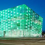 ArchitektInnen / KünstlerInnen: TREUSCH architecture<br>Projekt: Ars Electronica Center<br>Aufnahmedatum: 03/09<br>Format: 6x9cm C-Neg<br>Lieferformat: C-Print, Scan 300 dpi<br>Bestell-Nummer: 090331-48<br>