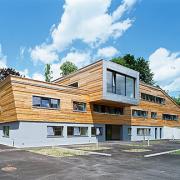 ArchitektInnen / KünstlerInnen: MAGK Architekten aichholzer | klein ZT OG<br>Projekt: Tagesheimstätte<br>Aufnahmedatum: 06/09<br>Format: 6x9cm C-Dia<br>Lieferformat: Dia-Duplikat, Scan 300 dpi<br>Bestell-Nummer: 090603-04<br>
