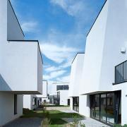 ArchitektInnen / KünstlerInnen: Pichler & Traupmann Architekten ZT GmbH<br>Projekt: Wohnsiedlung Heustadlgasse<br>Aufnahmedatum: 06/09<br>Format: 6x9cm C-Dia<br>Lieferformat: Dia-Duplikat, Scan 300 dpi<br>Bestell-Nummer: 090609-42<br>