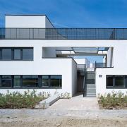 ArchitektInnen / KünstlerInnen: Pichler & Traupmann Architekten ZT GmbH<br>Projekt: Wohnsiedlung Heustadlgasse<br>Aufnahmedatum: 06/09<br>Format: 6x9cm C-Dia<br>Lieferformat: Dia-Duplikat, Scan 300 dpi<br>Bestell-Nummer: 090609-10<br>