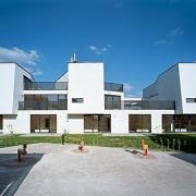 ArchitektInnen / KünstlerInnen: Pichler & Traupmann Architekten ZT GmbH<br>Projekt: Wohnsiedlung Heustadlgasse<br>Aufnahmedatum: 06/09<br>Format: 6x9cm C-Dia<br>Lieferformat: Dia-Duplikat, Scan 300 dpi<br>Bestell-Nummer: 090609-14<br>