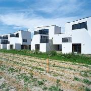 ArchitektInnen / KünstlerInnen: Pichler & Traupmann Architekten ZT GmbH<br>Projekt: Wohnsiedlung Heustadlgasse<br>Aufnahmedatum: 06/09<br>Format: 6x9cm C-Dia<br>Lieferformat: Dia-Duplikat, Scan 300 dpi<br>Bestell-Nummer: 090609-17<br>