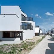 ArchitektInnen / KünstlerInnen: Pichler & Traupmann Architekten ZT GmbH<br>Projekt: Wohnsiedlung Heustadlgasse<br>Aufnahmedatum: 06/09<br>Format: 6x9cm C-Dia<br>Lieferformat: Dia-Duplikat, Scan 300 dpi<br>Bestell-Nummer: 090609-29<br>