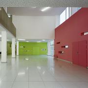 ArchitektInnen / KünstlerInnen: Stefan K. Hübner<br>Projekt: Schulzentrum Steyr<br>Aufnahmedatum: 07/09<br>Format: 6x9cm C-Dia<br>Lieferformat: Dia-Duplikat, Scan 300 dpi<br>Bestell-Nummer: 090706-10<br>