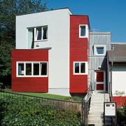 ArchitektInnen / KünstlerInnen: HÜBNER ARCHITEKTEN<br>Projekt: Haus M.<br>Aufnahmedatum: 07/09<br>Format: 6x9cm C-Dia<br>Lieferformat: Dia-Duplikat, Scan 300 dpi<br>Bestell-Nummer: 090715-02<br>