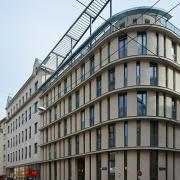 ArchitektInnen / KünstlerInnen: Martin Kohlbauer<br>Projekt: Wohnhausanlage Elite<br>Aufnahmedatum: 02/10<br>Format: digital<br>Lieferformat: Scan 300 dpi<br>Bestell-Nummer: 100222-06<br>