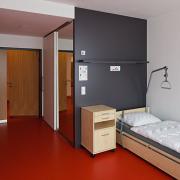 ArchitektInnen / KünstlerInnen: kub a Karl und Bremhorst Architekten<br>Projekt: Pflegeheim Pichling<br>Aufnahmedatum: 04/10<br>Format: digital<br>Lieferformat: Scan 300 dpi<br>Bestell-Nummer: 100407-38<br>