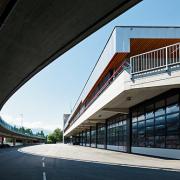 ArchitektInnen / KünstlerInnen: gharakhanzadeh sandbichler architekten zt gmbh<br>Projekt: Feuerwehr Schwaz<br>Aufnahmedatum: 06/10<br>Format: digital<br>Bestell-Nummer: 100625-08<br>