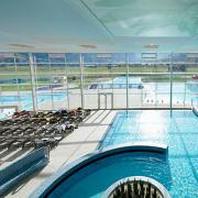 ArchitektInnen / KünstlerInnen: skyline architekten ZT GmbH<br>Projekt: Tauern Spa Zell am See-Kaprun<br>Aufnahmedatum: 11/10<br>Format: digital<br>Lieferformat: Digital<br>Bestell-Nummer: 101104-75<br>