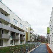 ArchitektInnen / KünstlerInnen: Patricia Zacek<br>Projekt: Wohnahausanlage Moselgasse<br>Aufnahmedatum: 11/10<br>Format: digital<br>Lieferformat: Digital<br>Bestell-Nummer: 101123-16<br>
