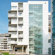 ArchitektInnen / KünstlerInnen: Otto Häuselmayer<br>Projekt: Kolpinghaus Wien-Leopoldstadt<br>Aufnahmedatum: 10/11<br>Format: digital<br>Lieferformat: Digital<br>Bestell-Nummer: 111005-09<br>