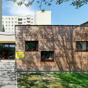 ArchitektInnen / KünstlerInnen: aap.architekten<br>Projekt: Kindergarten Oswald Redlich Straße<br>Aufnahmedatum: 05/11<br>Format: digital<br>Lieferformat: Digital<br>Bestell-Nummer: 110502-09<br>