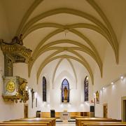 ArchitektInnen / KünstlerInnen: Ernst Beneder, Anja Fischer<br>Projekt: Pfarrkirche Weidling<br>Aufnahmedatum: 02/13<br>Format: digital<br>Lieferformat: Digital<br>Bestell-Nummer: 130213-13B<br>
