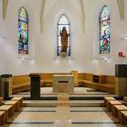 ArchitektInnen / KünstlerInnen: Ernst Beneder, Anja Fischer<br>Projekt: Pfarrkirche Weidling<br>Aufnahmedatum: 02/13<br>Format: digital<br>Lieferformat: Digital<br>Bestell-Nummer: 130213-03<br>