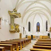 ArchitektInnen / KünstlerInnen: Ernst Beneder, Anja Fischer<br>Projekt: Pfarrkirche Weidling<br>Aufnahmedatum: 02/13<br>Format: digital<br>Lieferformat: Digital<br>Bestell-Nummer: 130213-14A<br>
