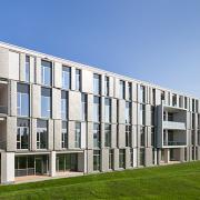 ArchitektInnen / KünstlerInnen: Ernst Maurer, Moser Architects ZT GmbH, Johannes Zieser, Josef Panis<br>Projekt: Landesklinikum Neunkirchen<br>Format: digital<br>Lieferformat: Digital<br>Bestell-Nummer: 151027-02<br>