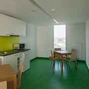 ArchitektInnen / KünstlerInnen: Sne Veselinovic<br>Projekt: VS und Wohnheim Wagramerstraße<br>Format: digital<br>Lieferformat: Digital<br>Bestell-Nummer: 180720-45<br>