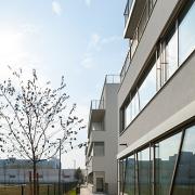 ArchitektInnen / KünstlerInnen: Sne Veselinovic<br>Projekt: VS und Wohnheim Wagramerstraße<br>Format: digital<br>Lieferformat: Digital<br>Bestell-Nummer: 180720-57<br>