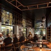 ArchitektInnen / KünstlerInnen: BEHF Architects Ebner Hasenauer Ferenczy ZT GmbH<br>Projekt: Porto Bar, Hotel Das Triest<br>Format: digital<br>Lieferformat: Digital<br>Bestell-Nummer: 181115-08<br>