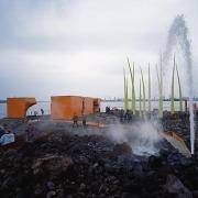 ArchitektInnen / KünstlerInnen: Johannes Kraus<br>Projekt: IGA Rostock 2003<br>Aufnahmedatum: 03/03<br>Format: 6x7cm C-Dia<br>Lieferformat: Dia-Duplikat<br>Bestell-Nummer: 030425-23<br>