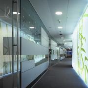 ArchitektInnen / KünstlerInnen: DMAA Delugan Meissl Associated Architects<br>Projekt: Büro Novartis im IZD-Tower<br>Aufnahmedatum: 02/03<br>Format: 6x9cm C-Dia<br>Lieferformat: Dia-Duplikat, Scan 300 dpi<br>Bestell-Nummer: 030216-17<br>