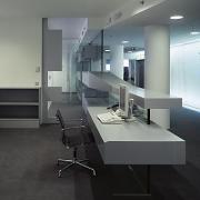 ArchitektInnen / KünstlerInnen: DMAA Delugan Meissl Associated Architects<br>Projekt: Büro Novartis im IZD-Tower<br>Aufnahmedatum: 02/03<br>Format: 6x9cm C-Dia<br>Lieferformat: Dia-Duplikat, Scan 300 dpi<br>Bestell-Nummer: 030216-03<br>