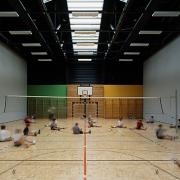ArchitektInnen / KünstlerInnen: Stefan K. Hübner<br>Projekt: Bundesrealgymnasium<br>Aufnahmedatum: 10/02<br>Format: 6x9cm C-Dia<br>Lieferformat: Dia-Duplikat<br>Bestell-Nummer: 021007-27<br>