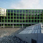 ArchitektInnen / KünstlerInnen: Stefan K. Hübner<br>Projekt: Bundesrealgymnasium<br>Aufnahmedatum: 10/02<br>Format: 6x9cm C-Dia<br>Lieferformat: Dia-Duplikat<br>Bestell-Nummer: 021007-06<br>